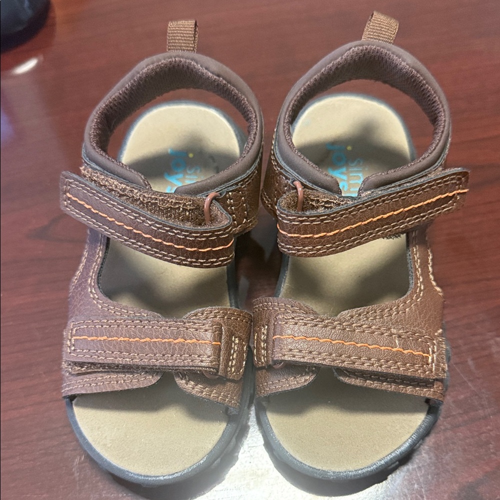 Simple Joys by Carters Brown Toddler Sandals
